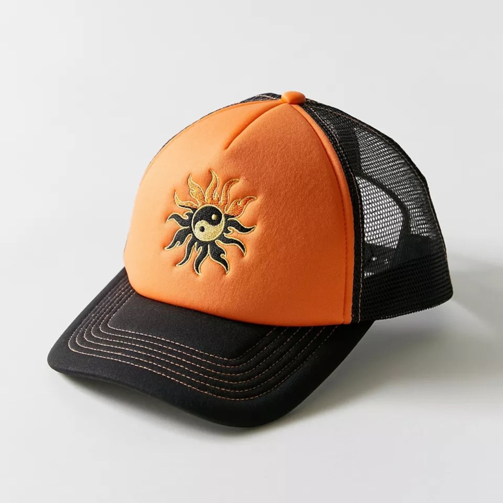 Urban Outfitters Icon Trucker Hat NWT - Orange
